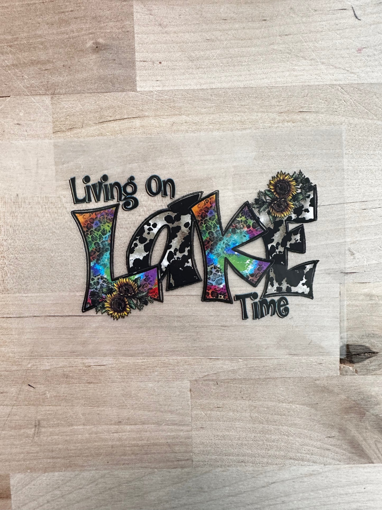 Life on the lake size / DTF TRANSFERPRINT TO ORDER