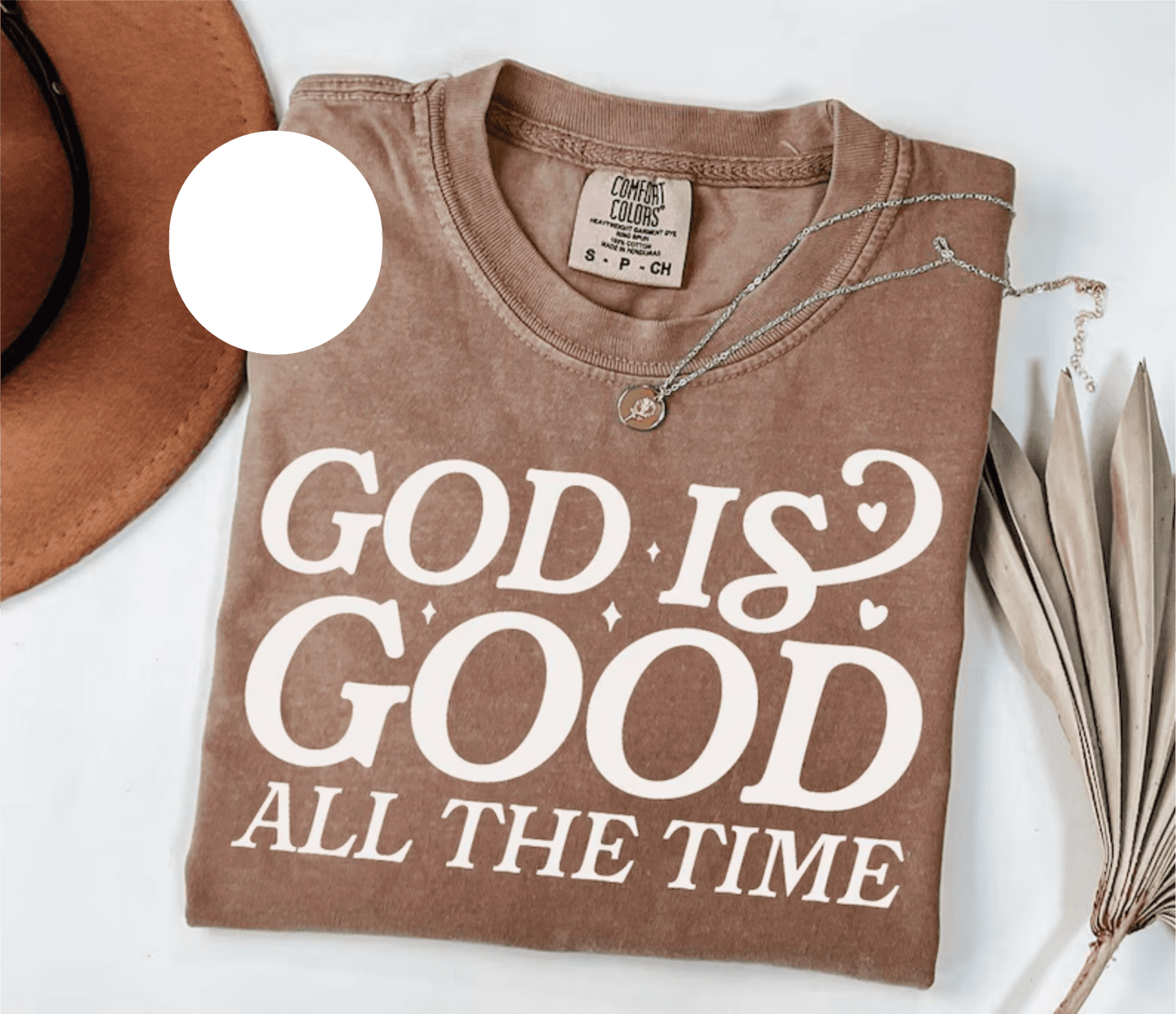 TRANSFER TUESDAY JUNE 24TH GOD IS GOOD ALL THE TIME SINGLE COLOR WHITE Screen Print transfers size ADULT 9X12 - Do it yourself Transfers