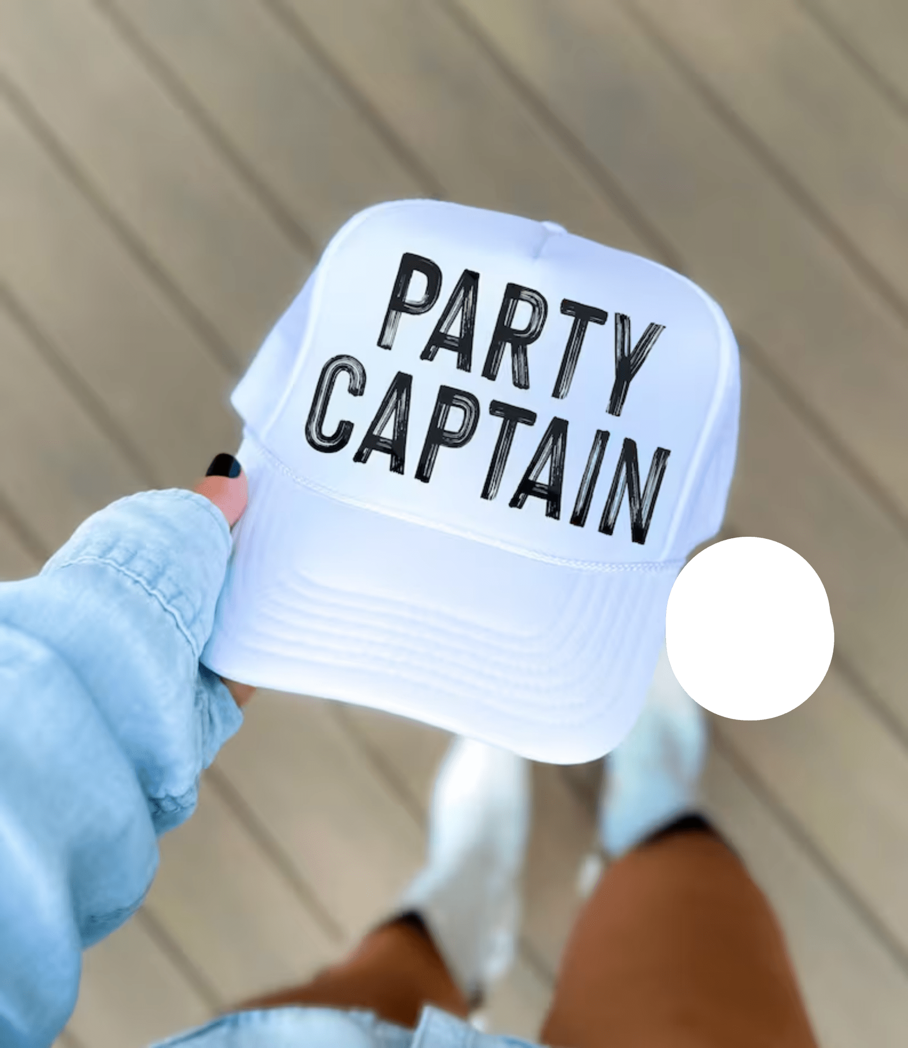 TRANSFER TUESDAY PARTY CAPTAIN HAT SINGLE COLOR BLACK DTF DIRECT TO FILM transfers HAT SIZE - Do it yourself Transfers