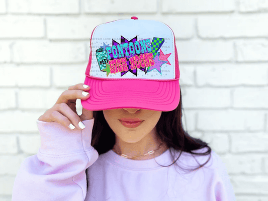 TRANSFER TUESDAY PONTOONS HIGH NOONS STARS DTF DIRECT TO FILM transfers HAT - Do it yourself Transfers