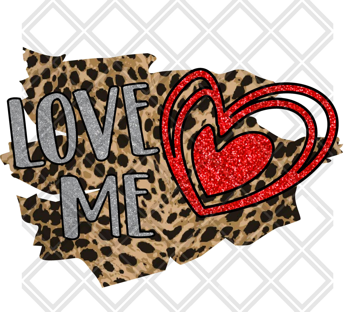 Love Me Valentines Day DTF TRANSFERPRINT TO ORDER