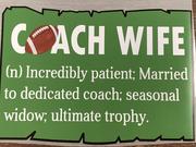 Coach wife football definition png Digital Download Instand Download - Do it yourself Transfers