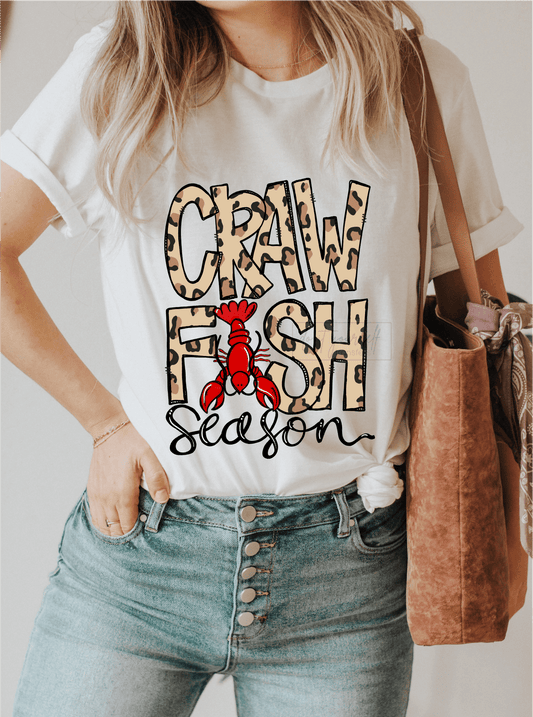 Crawfish season Mardi gras lobster craw fish size ADULT DTF TRANSFERPRINT TO ORDER - Do it yourself Transfers