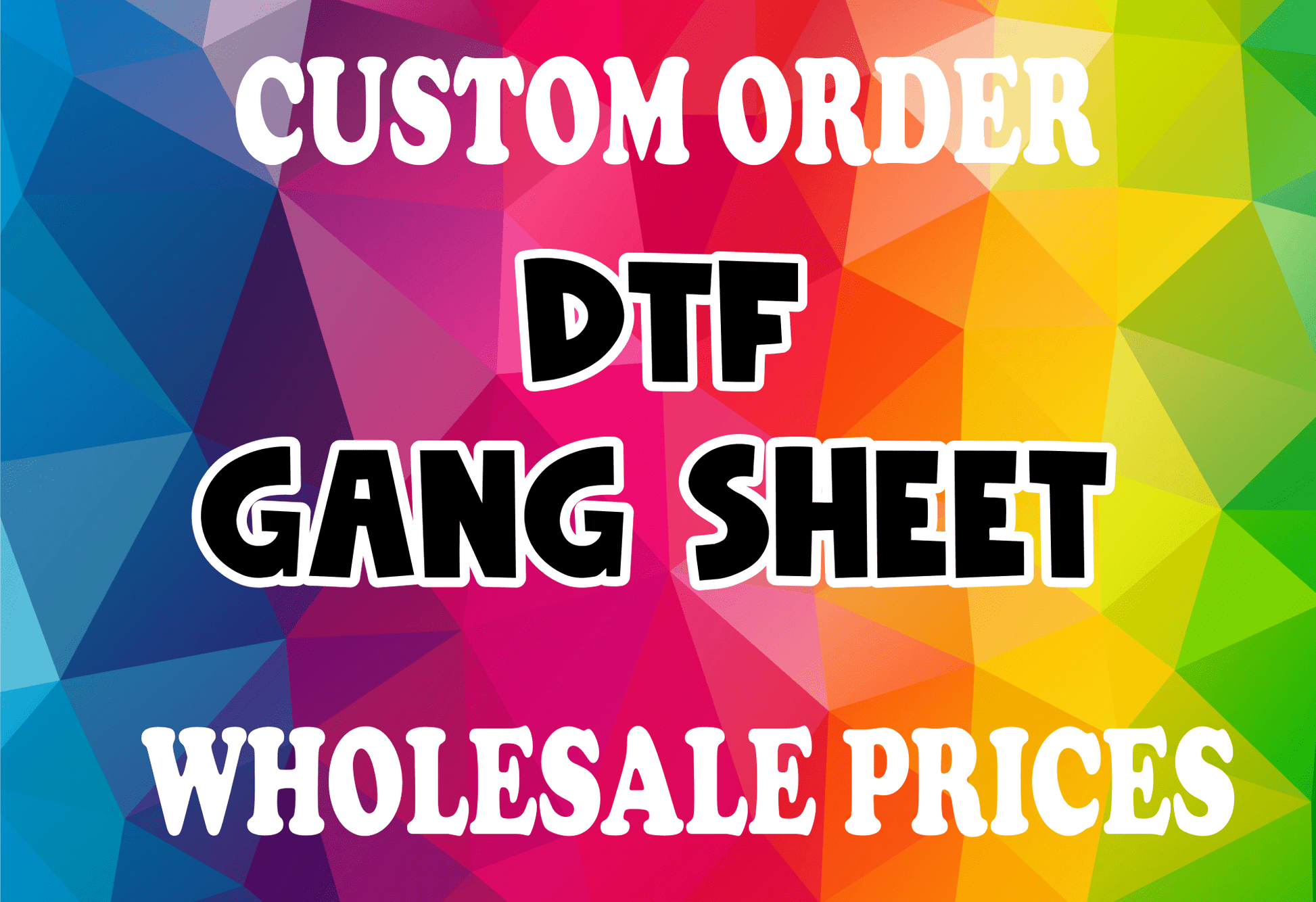 CUSTOM GANG SHEET DIRECT TO FILM TRANSFERS - Do it yourself Transfers