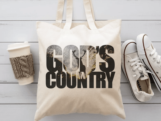 GOD'S COUNTRY HUNTING DTF size ADULT DTF TRANSFER PRINT TO ORDER - Do it yourself Transfers