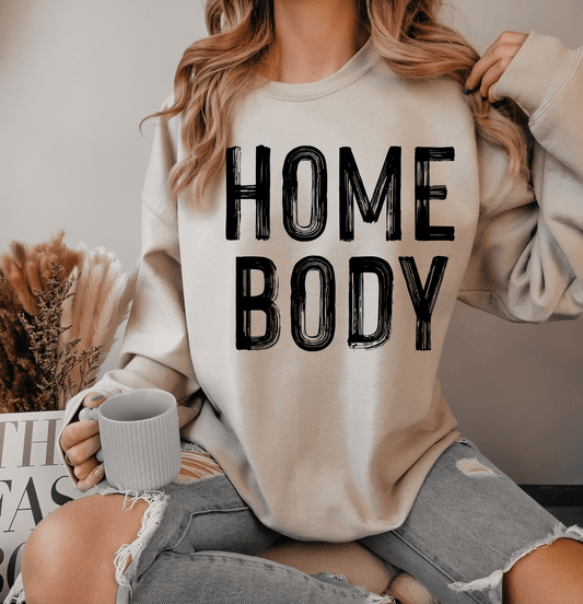 HOME BODY homebody DTF size ADULT DTF TRANSFER PRINT TO ORDER - Do it yourself Transfers
