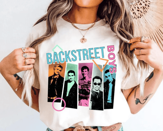 RTS BACKSTREET BOYS DTF DIRECT TO FILM transfers ADULT 10X11.5 - Do it yourself Transfers