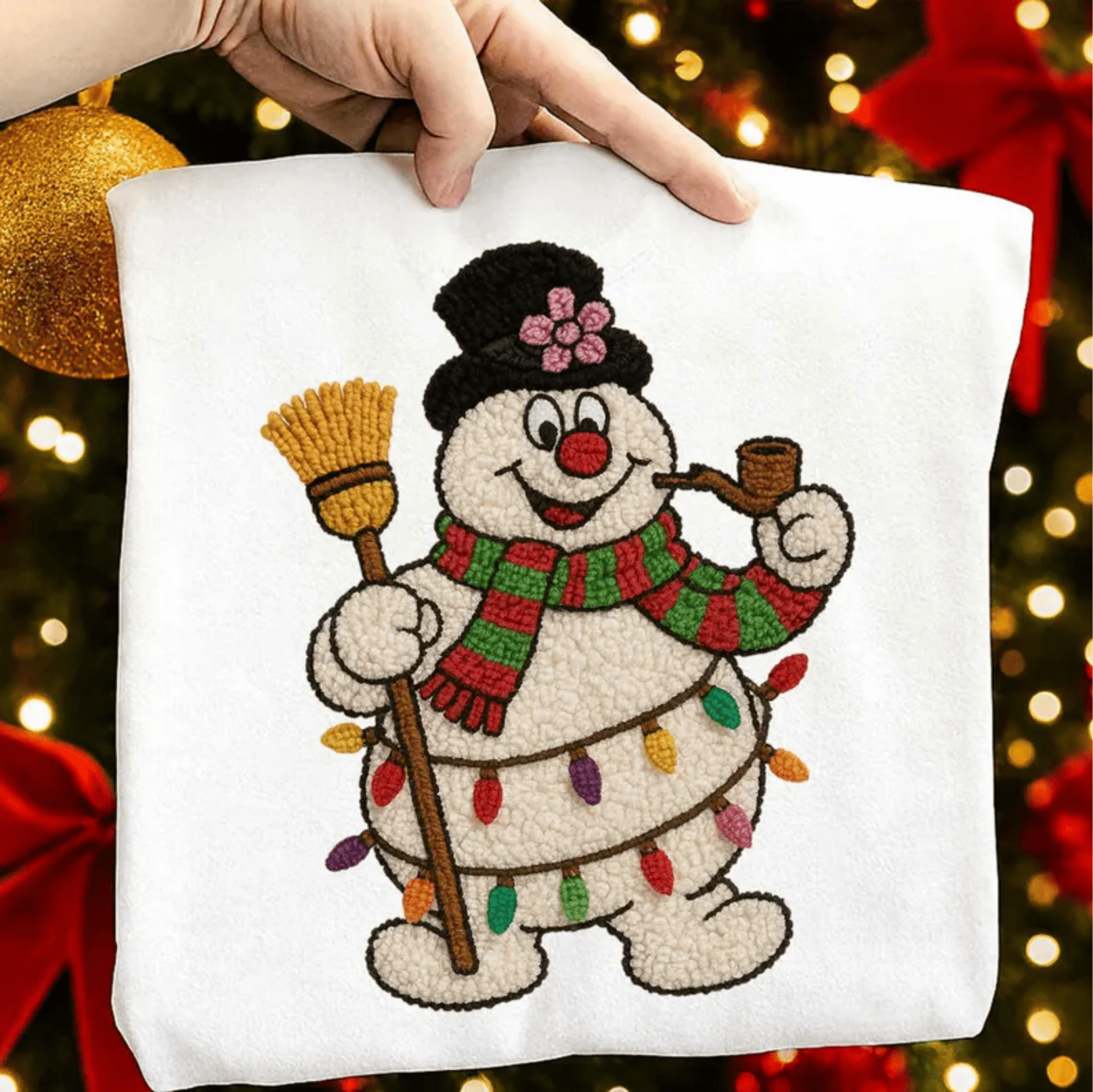 RTS FROSTY CHRISTMAS FAUX DTF DIRECT TO FILM transfers ADULT 10X12 - Do it yourself Transfers