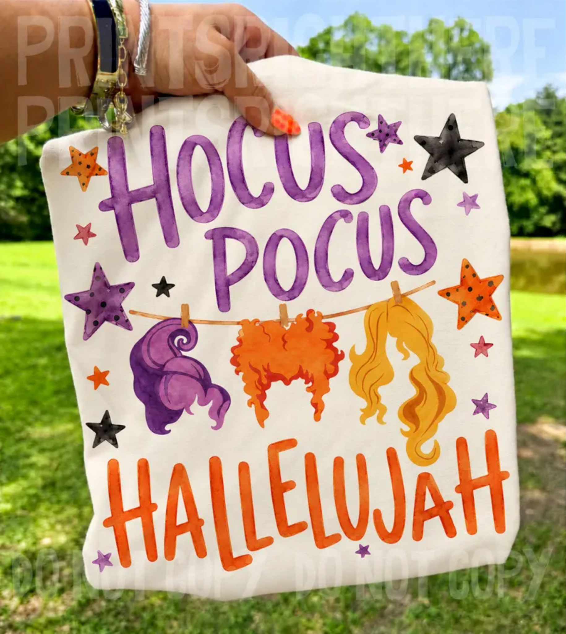 RTS HOCUS POCUS HALLELUJAH DTF DIRECT TO FILM transfers ADULT 10X11.5 - Do it yourself Transfers