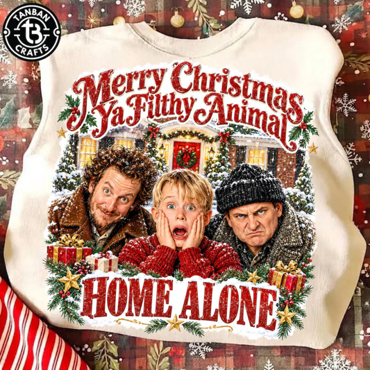 RTS MERRY CHRISTMAS YA FILTHY ANIMAL DTF DIRECT TO FILM transfers ADULT 10.5X11.5 - Do it yourself Transfers