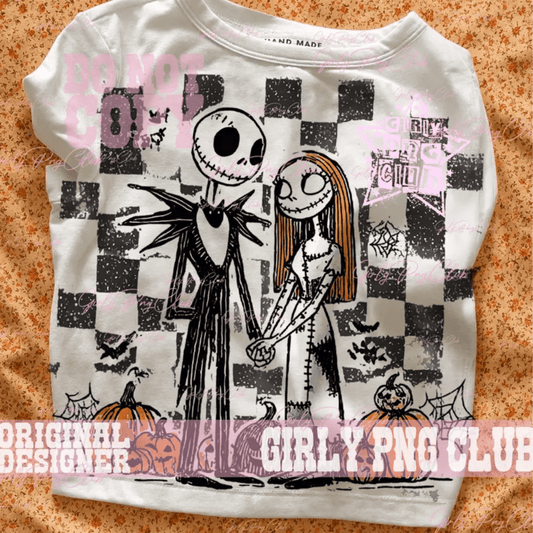 RTS NIGHTMARE BEFORE CHRISTMAS DTF DIRECT TO FILM transfers ADULT 10X11.5 - Do it yourself Transfers