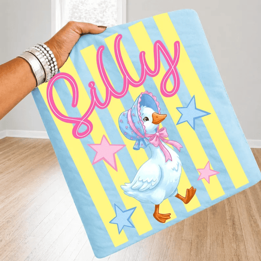 RTS SILLY GOOSE STRIPES STARS DTF DIRECT TO FILM transfers ADULT 10X11.5 - Do it yourself Transfers