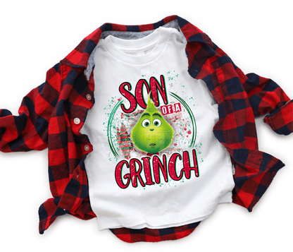 Son of the GREEN MAN Christmas size KIDS 9.5x7.6 DTF TRANSFERPRINT TO ORDER - Do it yourself Transfers