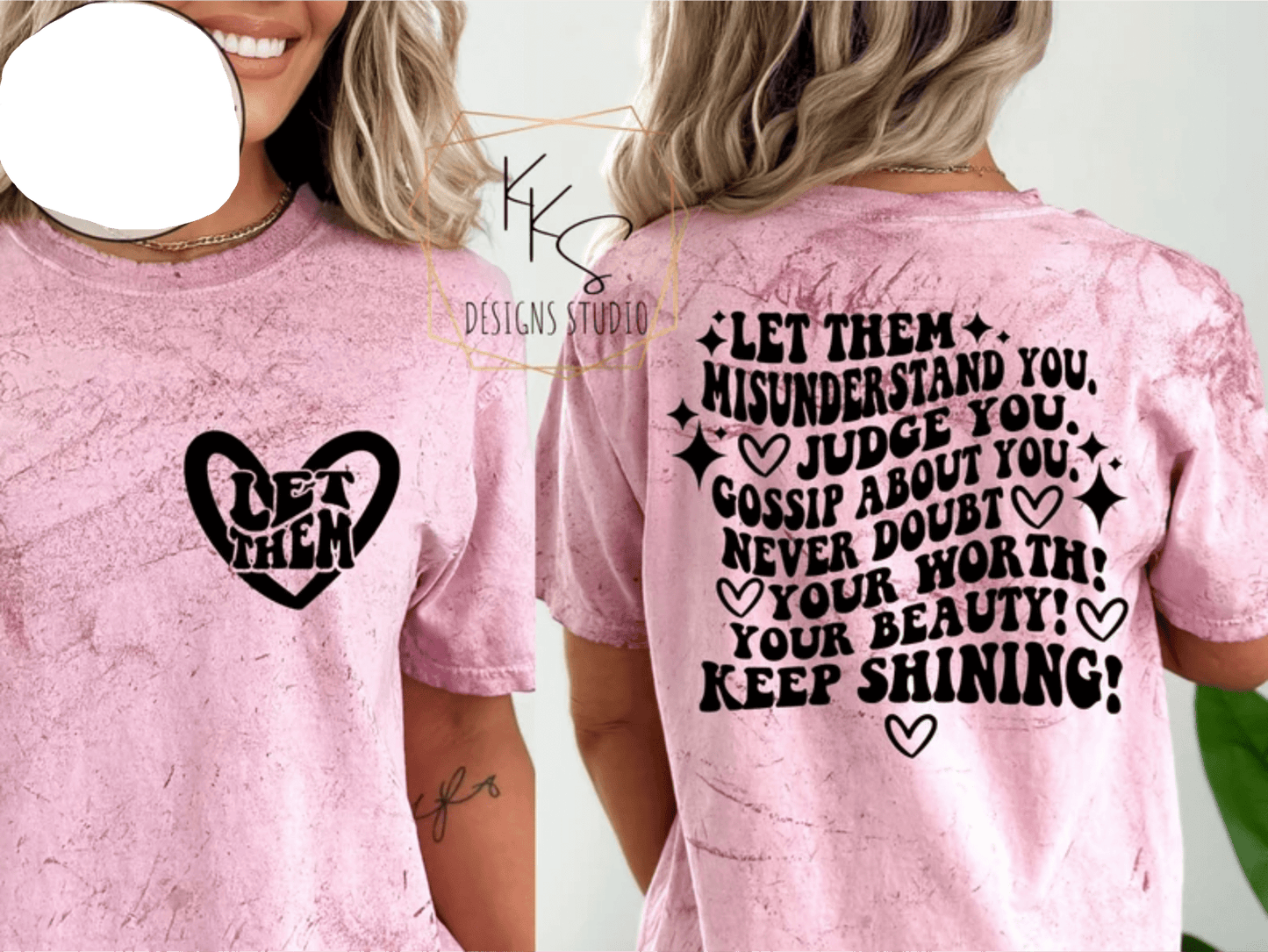 TRANSFER TUESDAY SHIPS MAR 12TH LET THEM MISUNDERSTAND YOU JUDGE YOU SINGLE COLOR BLACK Screen Print transfers size ADULT 10X12 POCKET - Do it yourself Transfers